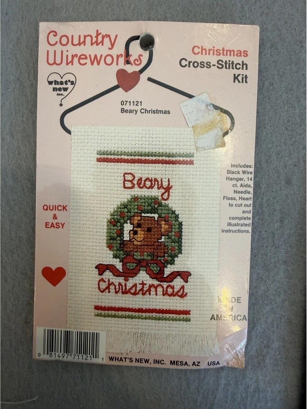 Lot Of 8 Counted Cross Stitch Christmas Ornament Kits New